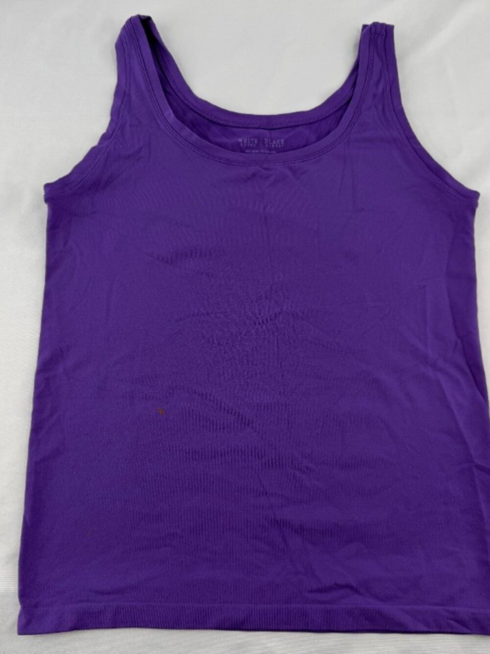 White House Black Market Purple Tank Top Seamless Basic Casual Women M